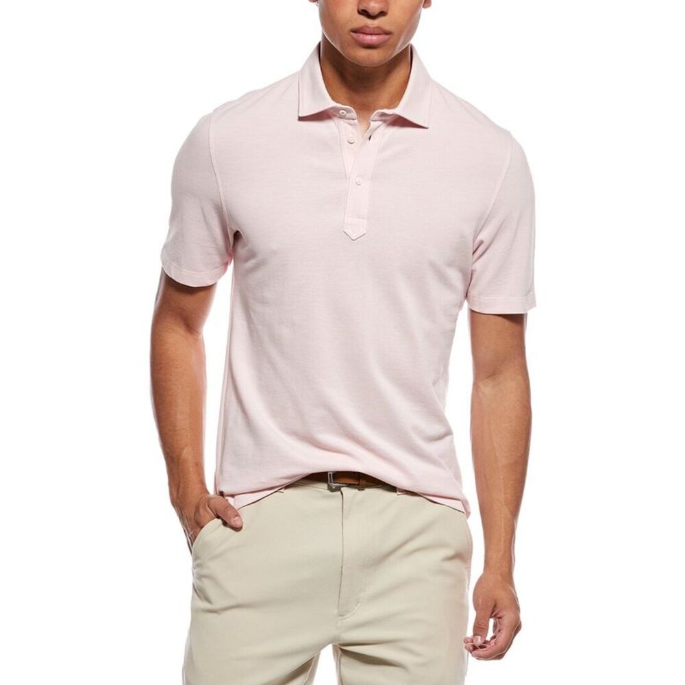 Brunello Cucinelli Mens  Polo Shirt, Pink